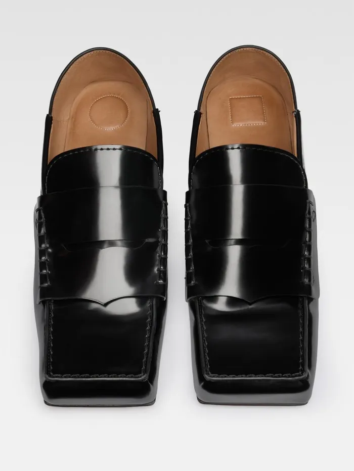 Women Shoes JACQUEMUS The Carr Loafers Black Women Shoes JACQUEMUS The Carr Loafers Black