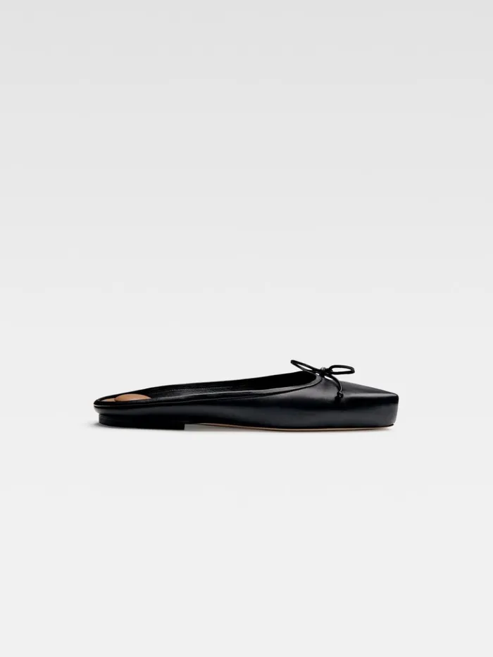 Women Shoes JACQUEMUS The Flat Ballet Mules Black