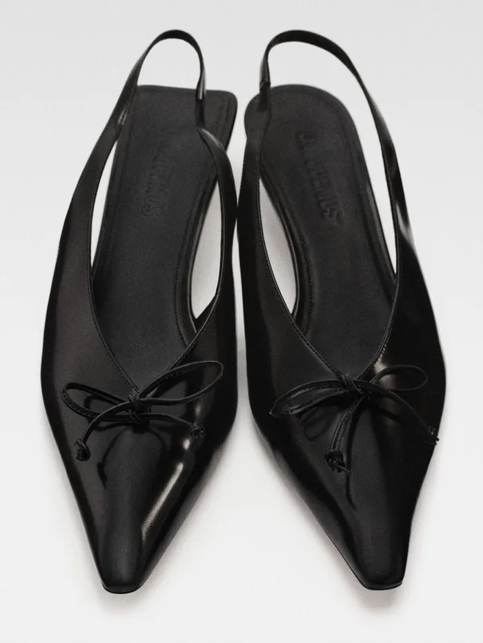 Women Shoes JACQUEMUS The Low Cubisto Slingbacks Black Women Shoes JACQUEMUS The Low Cubisto Slingbacks Black
