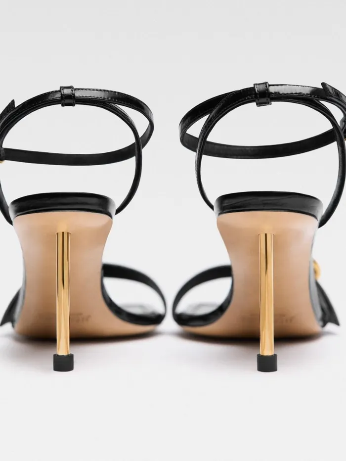 Women Shoes JACQUEMUS The Regalo Sandals Black Women Shoes JACQUEMUS The Regalo Sandals Black