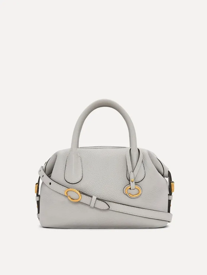 Women Signature Handbags Oscar De La Renta The Mini Dahlia Grigio Perla