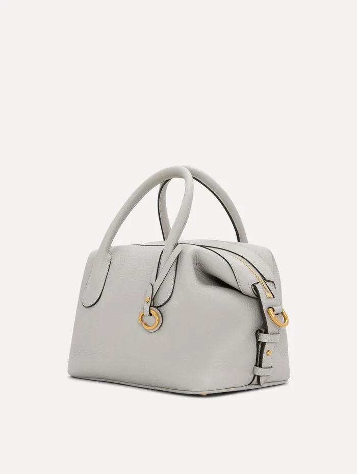 Women Signature Handbags Oscar De La Renta The Mini Dahlia Grigio Perla Women Signature Handbags Oscar De La Renta The Mini Dahlia Grigio Perla