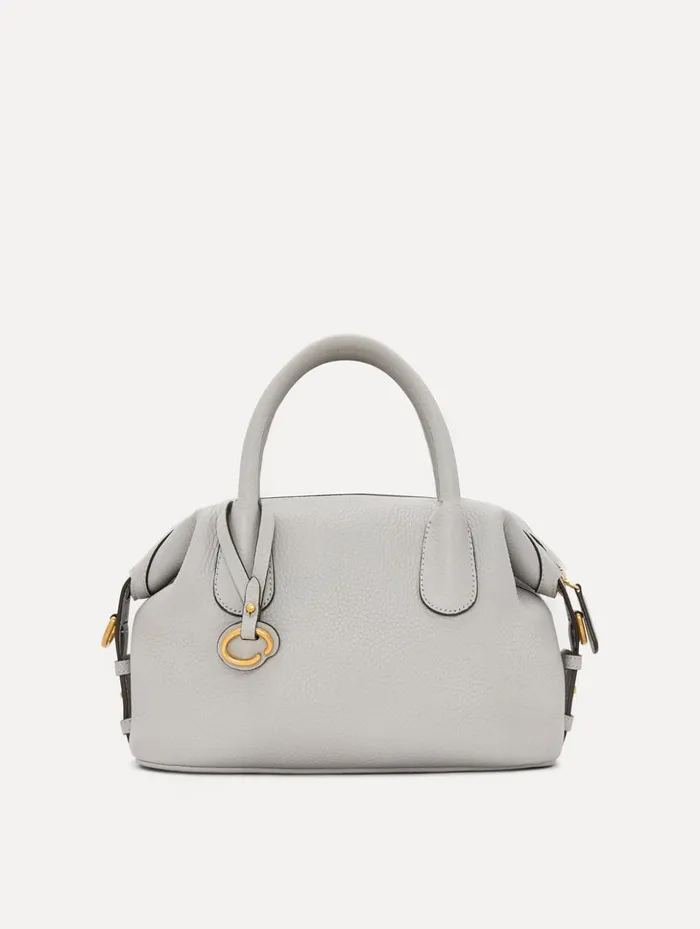 Women Signature Handbags Oscar De La Renta The Mini Dahlia Grigio Perla Women Signature Handbags Oscar De La Renta The Mini Dahlia Grigio Perla