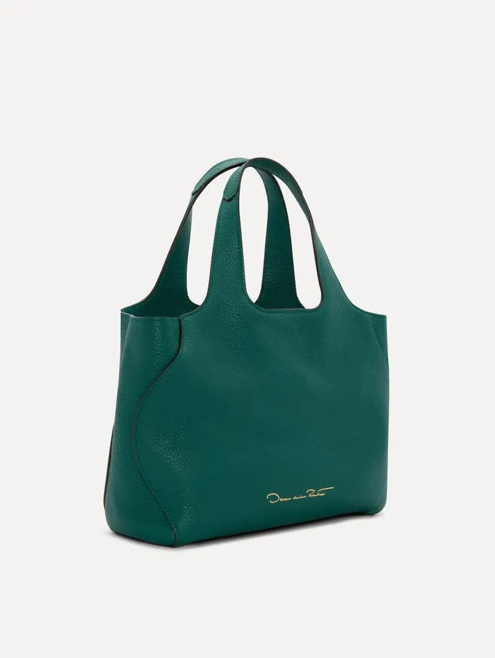 Women Signature Handbags Oscar De La Renta The Mini Topaz Bottle Green Women Signature Handbags Oscar De La Renta The Mini Topaz Bottle Green