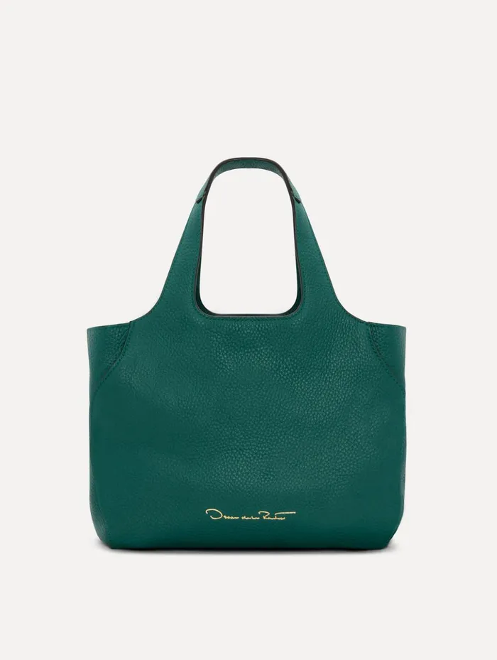 Women Signature Handbags Oscar De La Renta The Mini Topaz Bottle Green Women Signature Handbags Oscar De La Renta The Mini Topaz Bottle Green