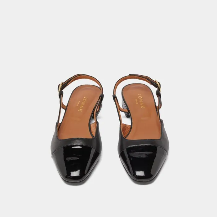 Women Slingbacks Ballet Flats Black JONAK Slingbacks