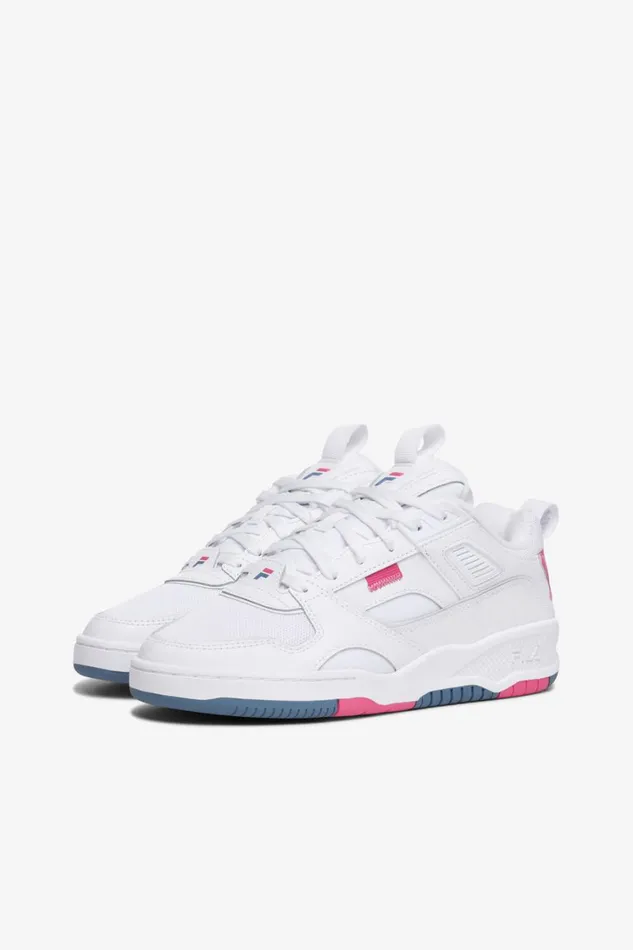Women Sneakers Fila Corda 149 White Hot Pink Coronet Blue
