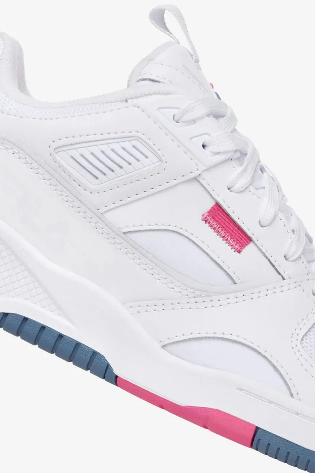 Women Sneakers Fila Corda 149 White Hot Pink Coronet Blue