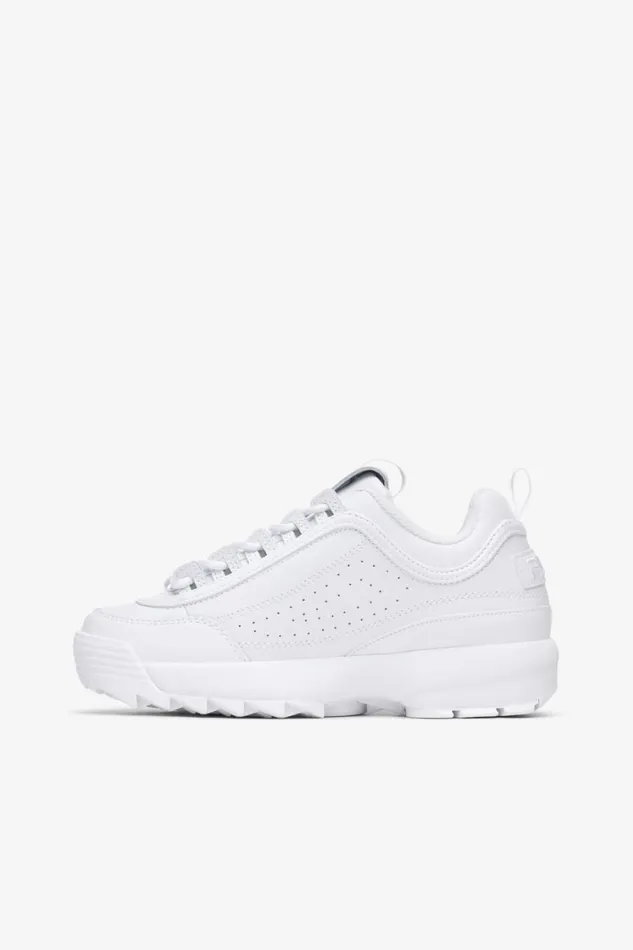 Women Sneakers Fila Disruptor 2 Premium 100 Triple White Women Sneakers Fila Disruptor 2 Premium 100 Triple White