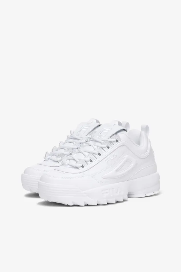 Women Sneakers Fila Disruptor 2 Premium 100 Triple White Women Sneakers Fila Disruptor 2 Premium 100 Triple White