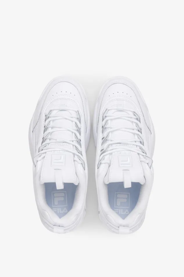 Women Sneakers Fila Disruptor 2 Premium 100 Triple White Women Sneakers Fila Disruptor 2 Premium 100 Triple White