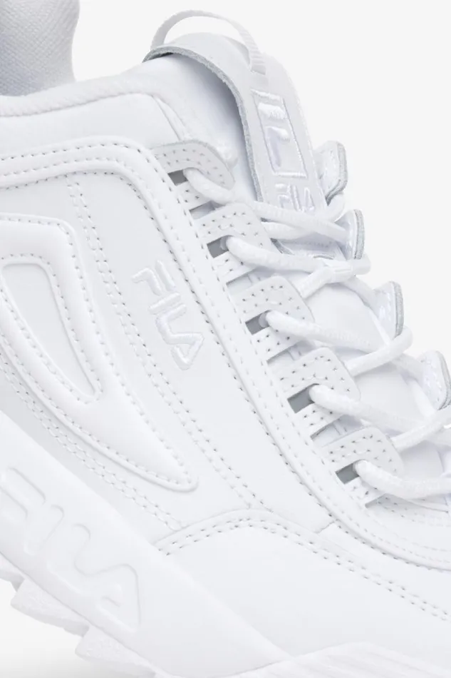 Women Sneakers Fila Disruptor 2 Premium 100 Triple White Women Sneakers Fila Disruptor 2 Premium 100 Triple White