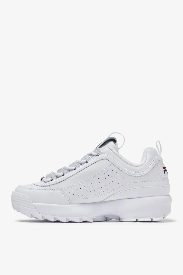 Women Sneakers Fila Disruptor 2 Premium 125 White Navy Red