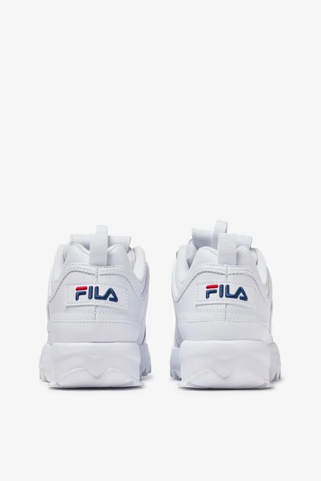 Women Sneakers Fila Disruptor 2 Premium 125 White Navy Red
