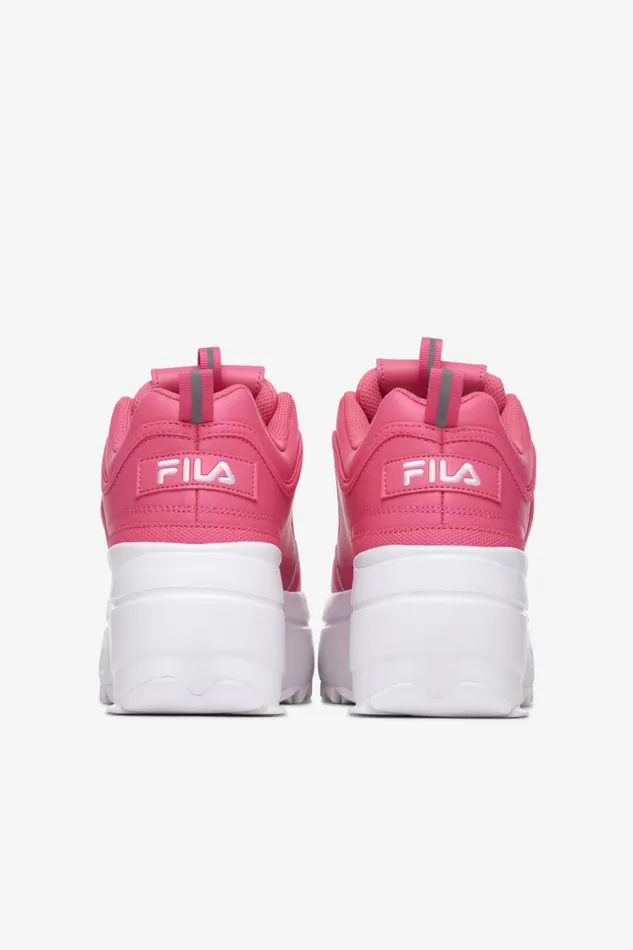 Women Sneakers Fila Disruptor 2 Wedge 661 Hot Pink Pirouette White