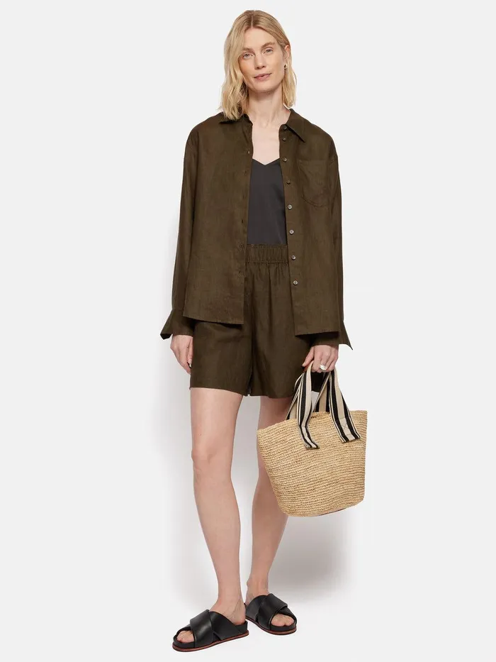 Women Soft Raffia Tote Natural Jigsaw Bags