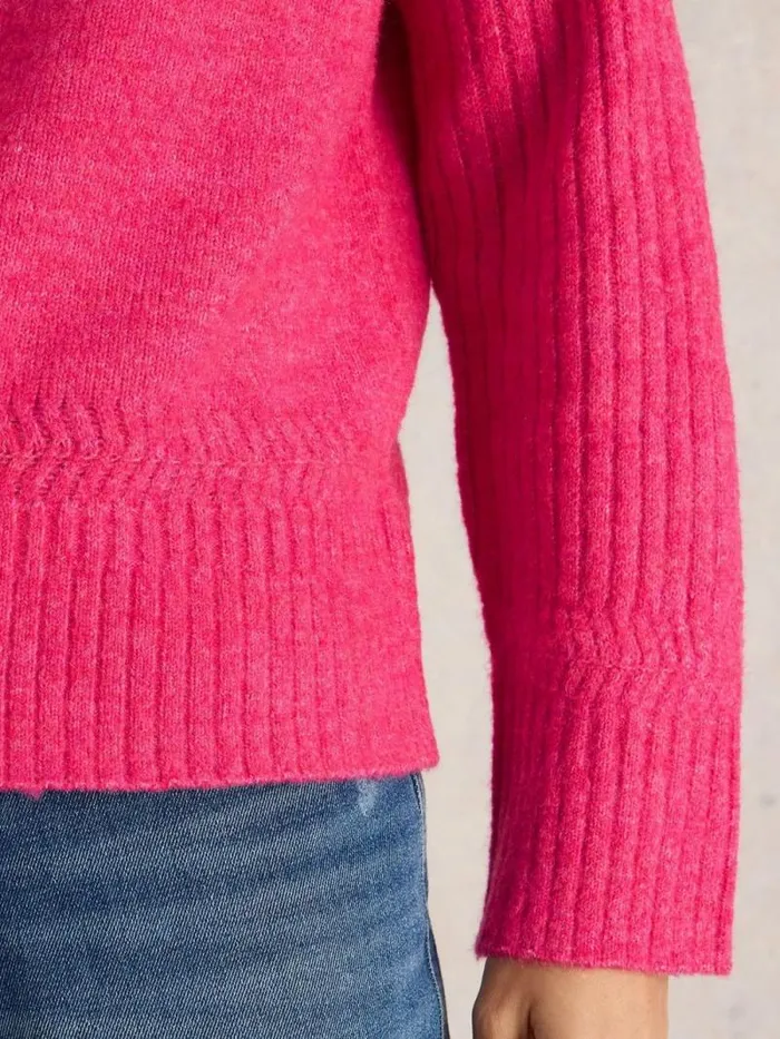 Women SOPHIA JUMPER Bright Pink White Stuff Knitwear Women SOPHIA JUMPER Bright Pink White Stuff Knitwear
