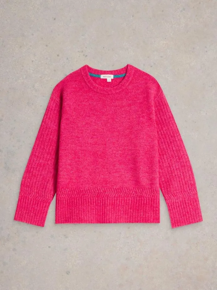 Women SOPHIA JUMPER Bright Pink White Stuff Knitwear Women SOPHIA JUMPER Bright Pink White Stuff Knitwear
