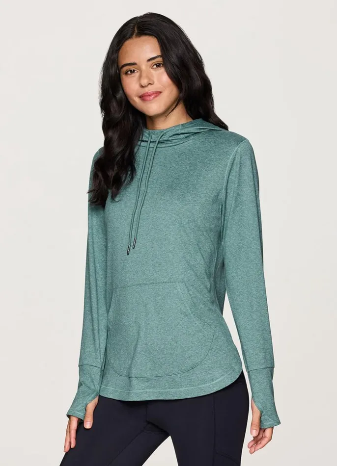 Women Studio Breathe Super Soft Hoodie Tunic Arctic RBX Active Sweatshirts