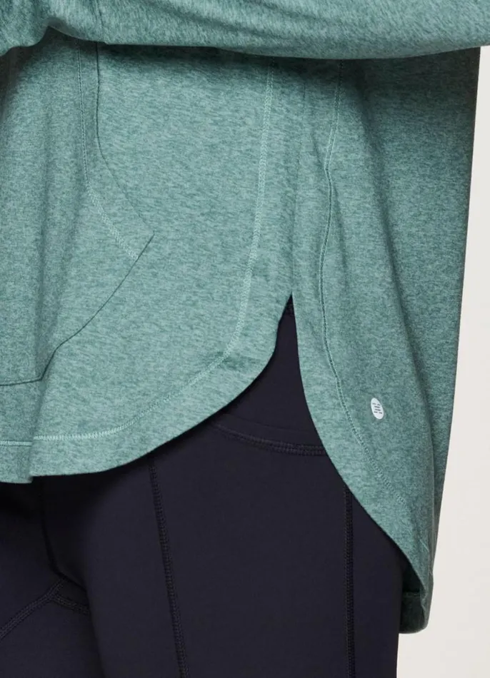 Women Studio Breathe Super Soft Hoodie Tunic Arctic RBX Active Sweatshirts