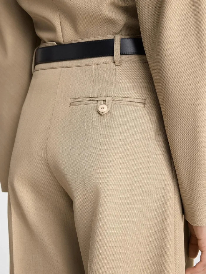 Women Suits JACQUEMUS The Ovalo Pants Beige Women Suits JACQUEMUS The Ovalo Pants Beige