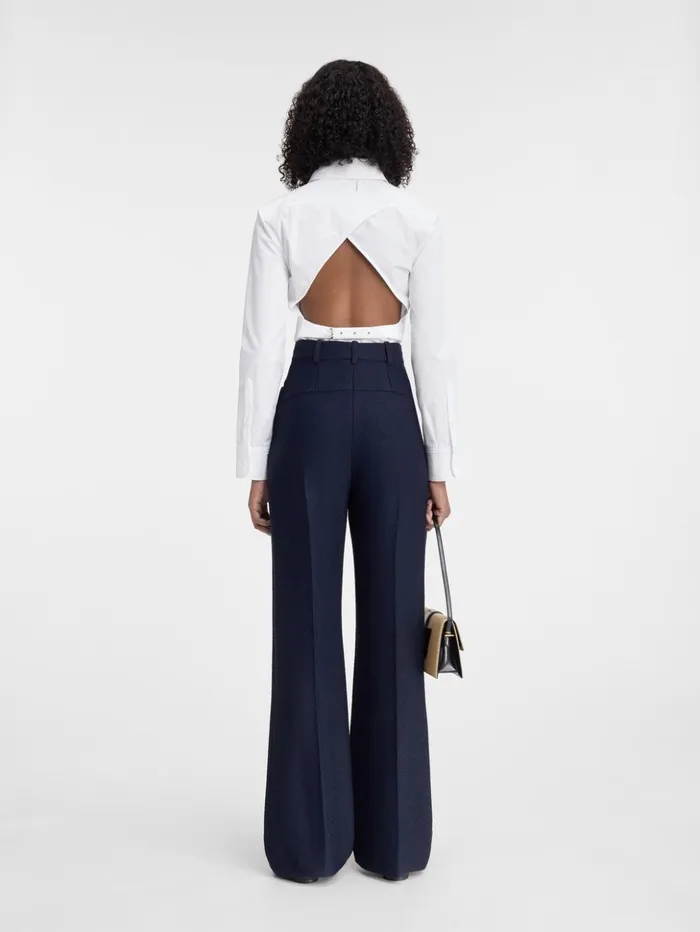 Women Suits JACQUEMUS The Sauge Pants Dark Navy Women Suits JACQUEMUS The Sauge Pants Dark Navy
