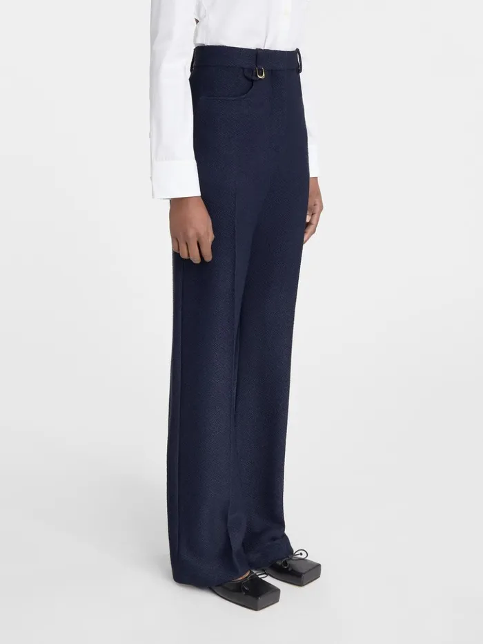 Women Suits JACQUEMUS The Sauge Pants Dark Navy Women Suits JACQUEMUS The Sauge Pants Dark Navy
