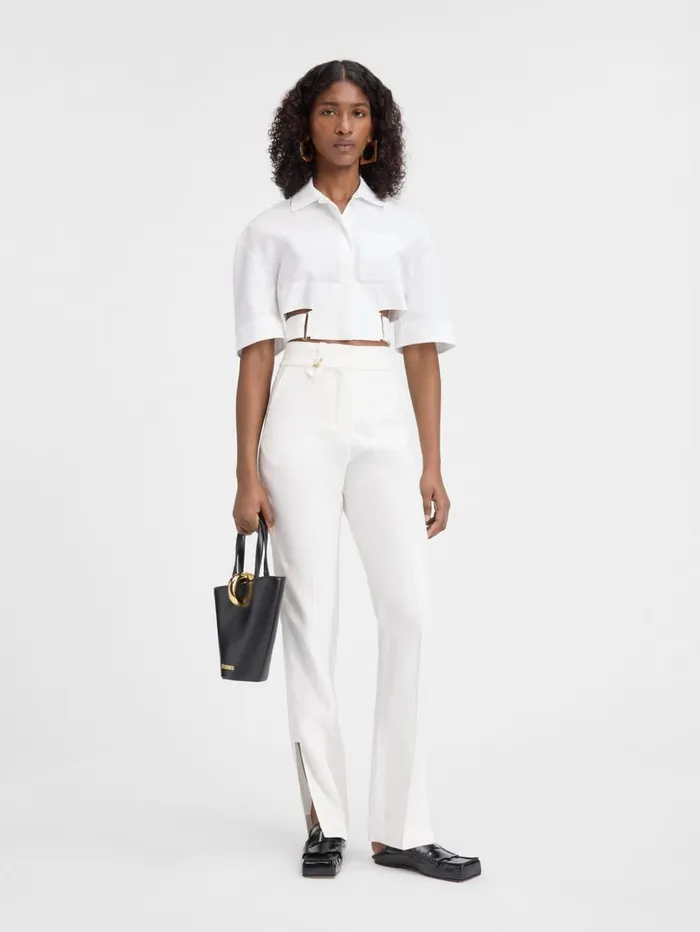 Women Suits JACQUEMUS The Tibau Pants White