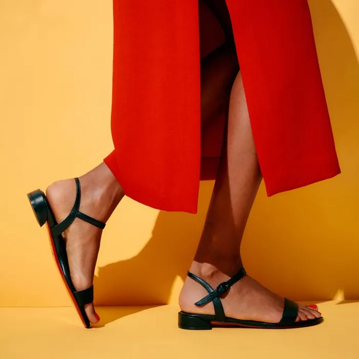 Women Sweet Jane Sandal Sandals 8211 Nappa Leather 8211 Black Christian Louboutin Flats and Loafers Women Sweet Jane Sandal Sandals 8211 Nappa Leather 8211 Black Christian Louboutin Flats and Loafers