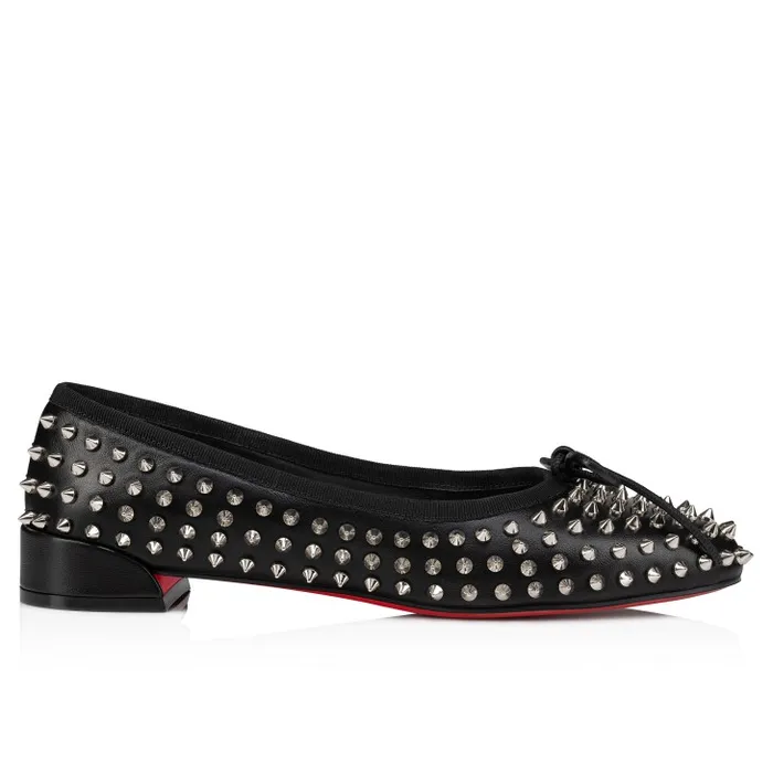 Women Sweetie Jane Spikes Ballerinas 8211 Nappa Leather And Spikes 8211 Black Christian Louboutin Flats and Loafers