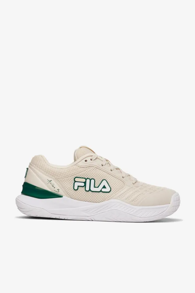 Women Tennis Fila Axilus 3 142 Whitecap Gray White Aventurine
