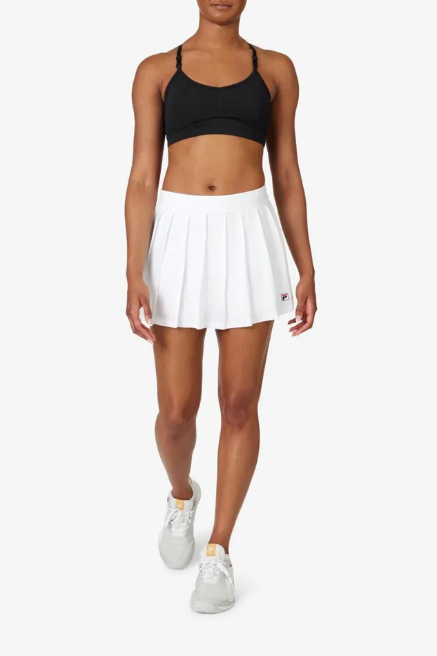 Women Tennis Fila Tennis Essentials Woven Pleated Skort 100 White Women Tennis Fila Tennis Essentials Woven Pleated Skort 100 White