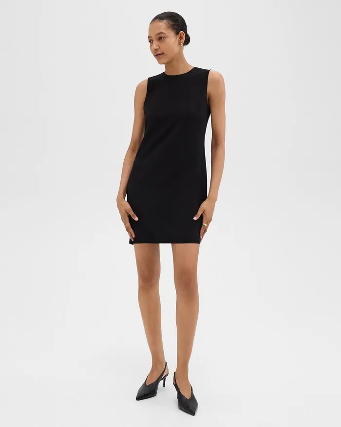 Women Theory Dresses Shift Dress In Admiral Crepe Black