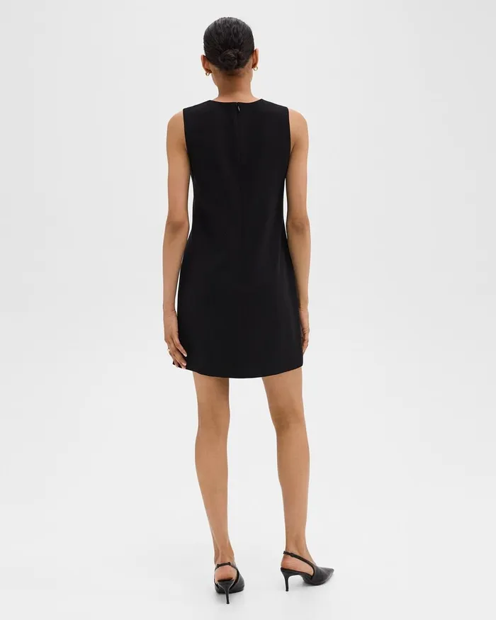 Women Theory Dresses Shift Dress In Admiral Crepe Black