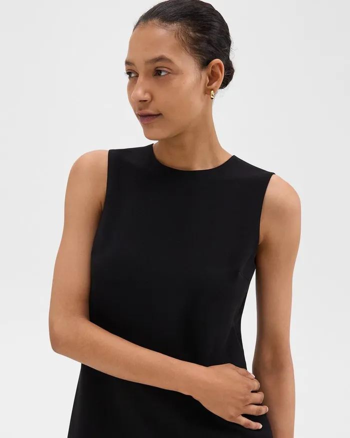 Women Theory Dresses Shift Dress In Admiral Crepe Black
