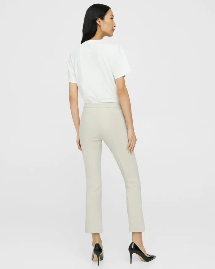 Women Theory Pants Slim Kick Pant In Precision Ponte Putty