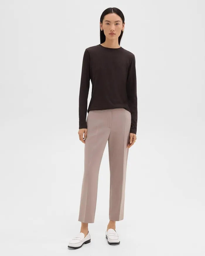 Women Theory Pants Treeca PullOn Pant In Admiral Crepe Cinder