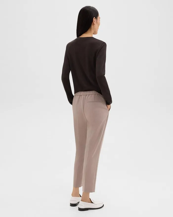 Women Theory Pants Treeca PullOn Pant In Admiral Crepe Cinder