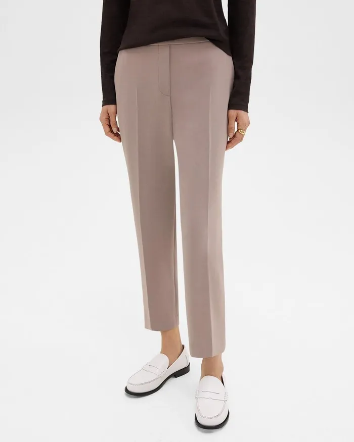Women Theory Pants Treeca PullOn Pant In Admiral Crepe Cinder