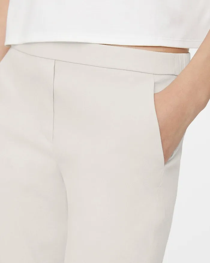 Women Theory Pants Treeca PullOn Pant In Good Linen Sand