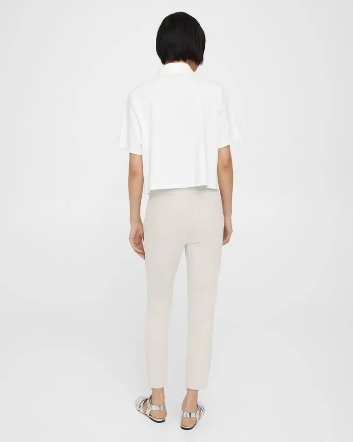 Women Theory Pants Treeca PullOn Pant In Good Linen Sand