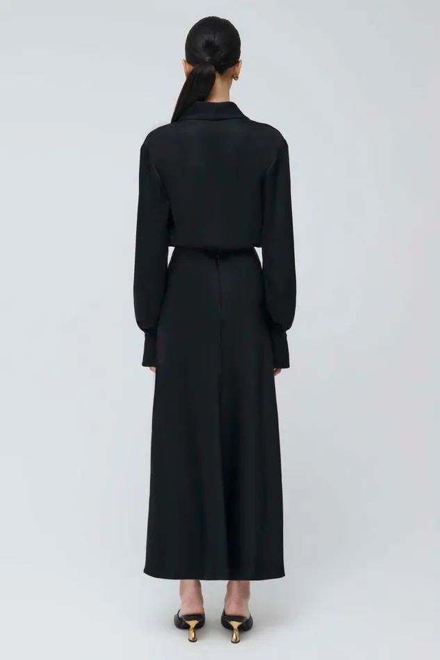 Women Tops and Bodysuits Jonathan Simkhai Maisey Blouse Black Long Sleeve VNeck Blouse Women Tops and Bodysuits Jonathan Simkhai Maisey Blouse Black Long Sleeve VNeck Blouse