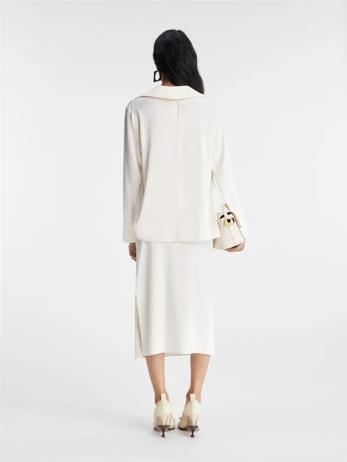 Women Tops and Shirts JACQUEMUS The Notte Shirt Offwhite Women Tops and Shirts JACQUEMUS The Notte Shirt Offwhite