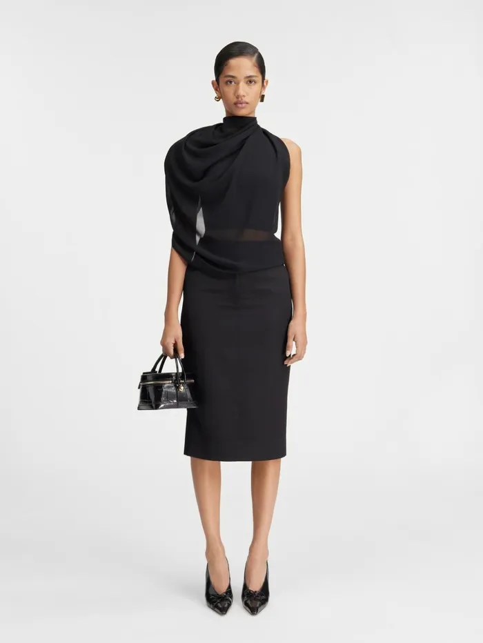Women Tops and Shirts JACQUEMUS The Pablo Top Black