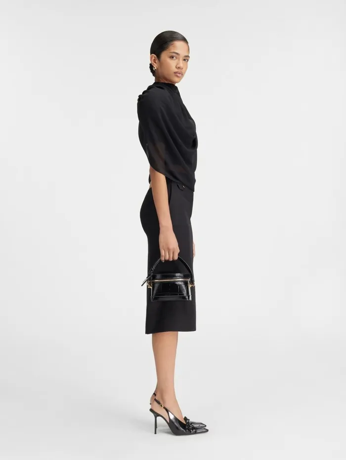 Women Tops and Shirts JACQUEMUS The Pablo Top Black Women Tops and Shirts JACQUEMUS The Pablo Top Black