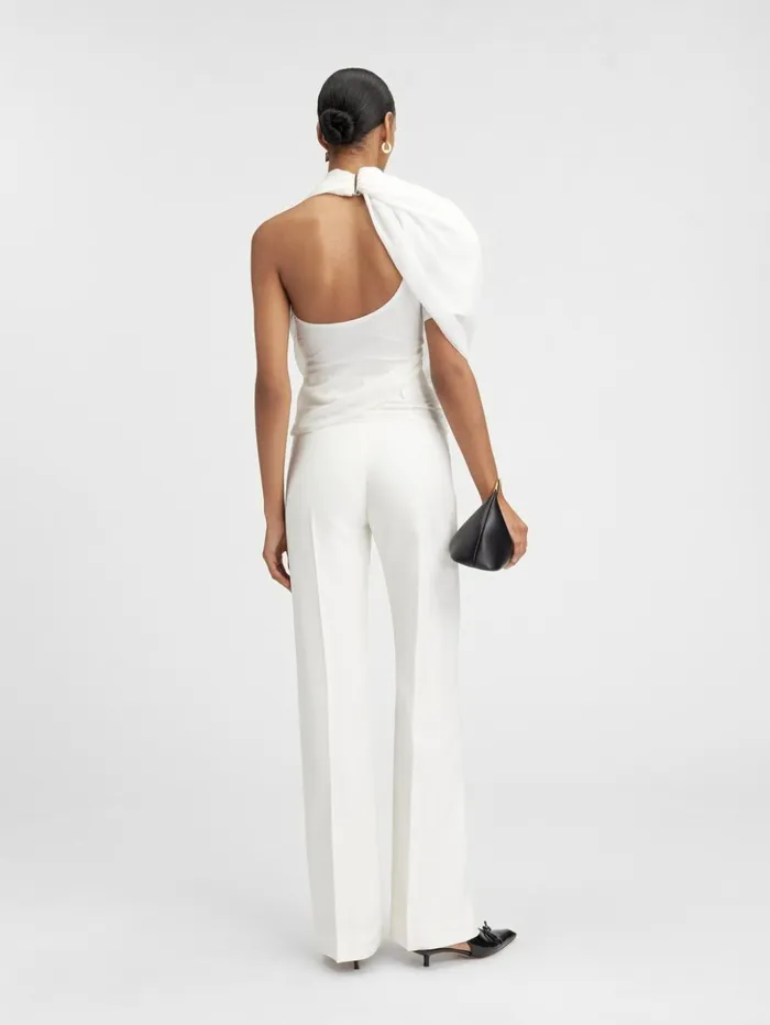 Women Tops and Shirts JACQUEMUS The Pablo Top White Women Tops and Shirts JACQUEMUS The Pablo Top White