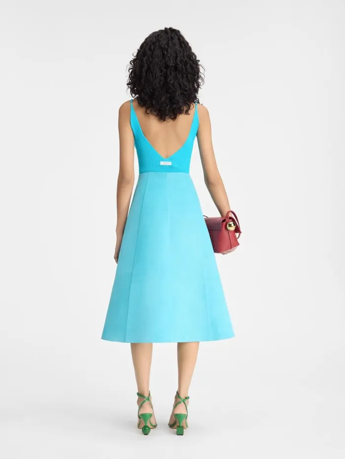 Women Tops and Shirts JACQUEMUS The Spallina Knit Turquoise Women Tops and Shirts JACQUEMUS The Spallina Knit Turquoise