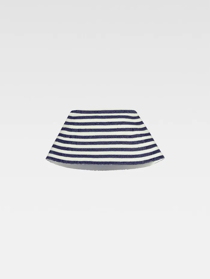 Women Tops and Shirts JACQUEMUS The Spezia Top Embroidered Sequins Stripes Navy White Women Tops and Shirts JACQUEMUS The Spezia Top Embroidered Sequins Stripes Navy White