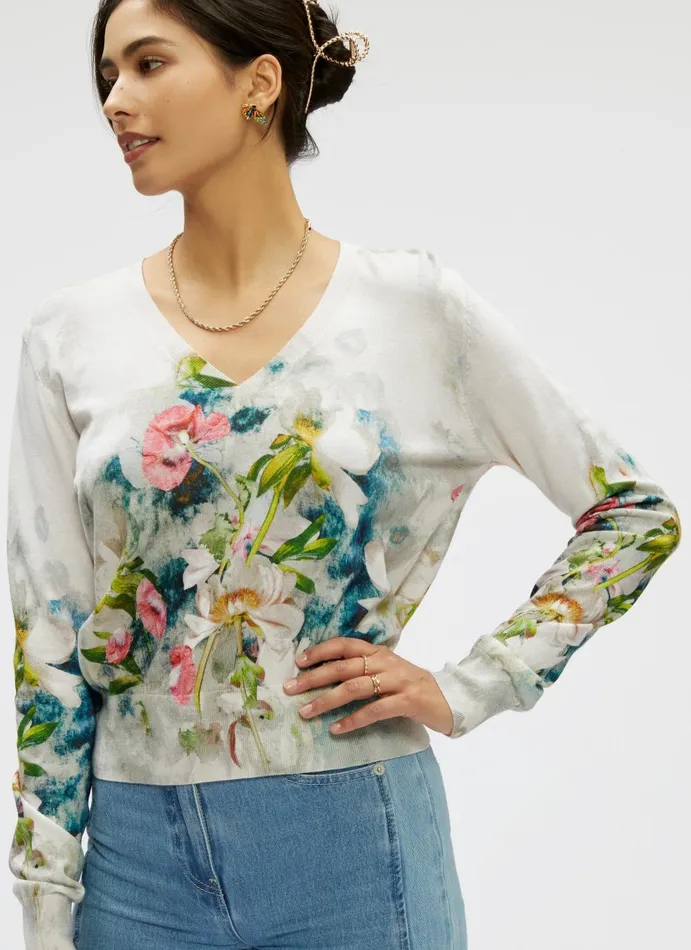 Women Tops Robert Graham EVELYN SWEATER Multi