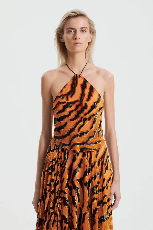 Women Tops Scanlan Theodore FRENCH BURNT OUT TOP BURNTORANGE Women Tops Scanlan Theodore FRENCH BURNT OUT TOP BURNTORANGE